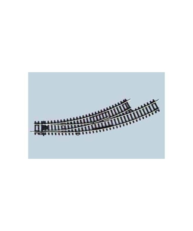 PIKO A-GLEIS H0 55227 – Scambio curvo sinistro BWL R3/R4 manuale