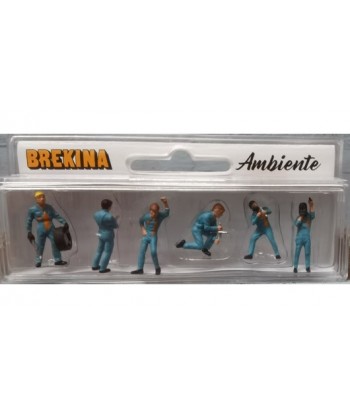 BREKINA 10502 – Figure Equipaggio box (colore azzurro) 1:87