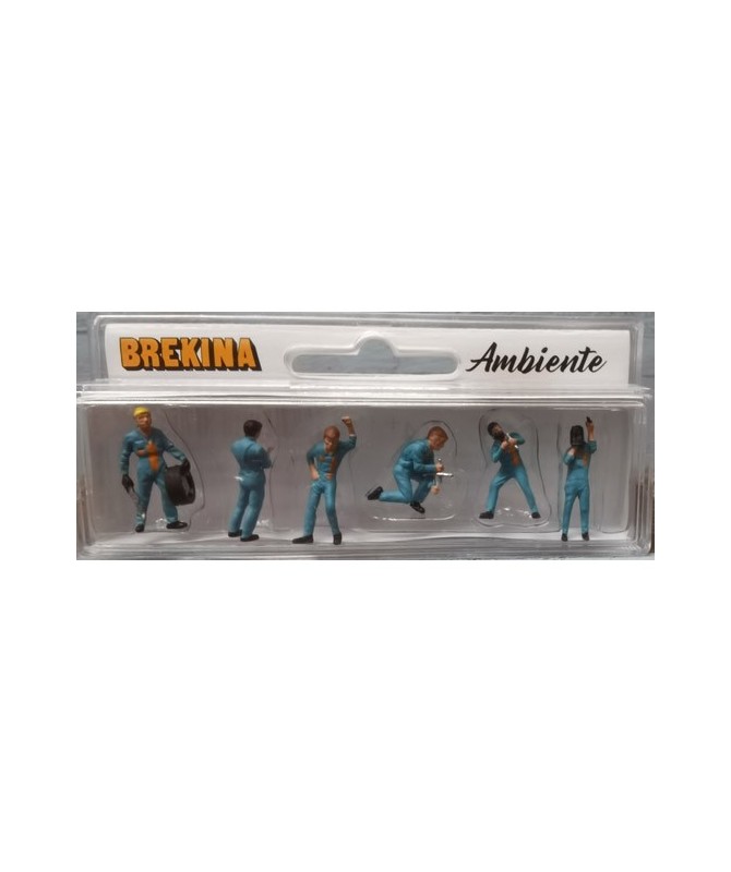 BREKINA 10502 – Figure Equipaggio box (colore azzurro) 1:87