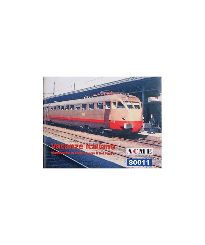ACME 80011 – Libro “Vacanze Italiane” Viaggiando in treno per il Bel Paese di David Jelercic
