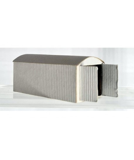 PIRATA H0 PI12110 – Garage in lamiera singolo – Kit in laserCut
