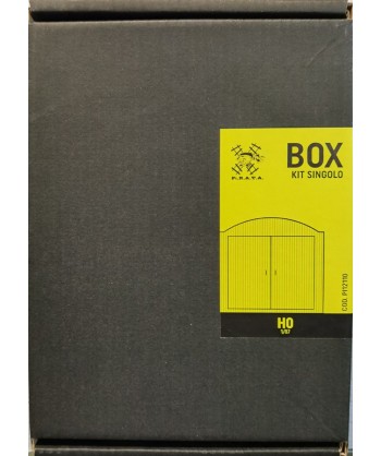 PIRATA H0 PI12110 – Garage in lamiera singolo – Kit in laserCut