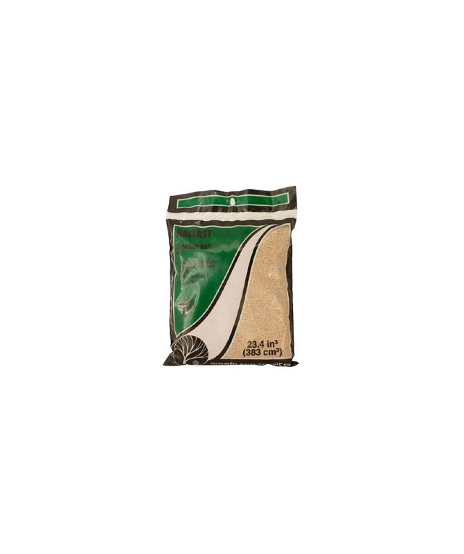 WOODLAND SCENICS B80 – Pietrisco medio marrone chiaro in busta 353 cu.
