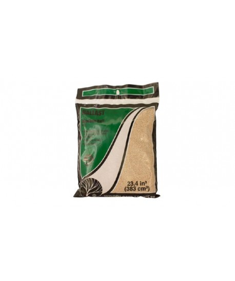 WOODLAND SCENICS B80 – Pietrisco medio marrone chiaro in busta 353 cu.