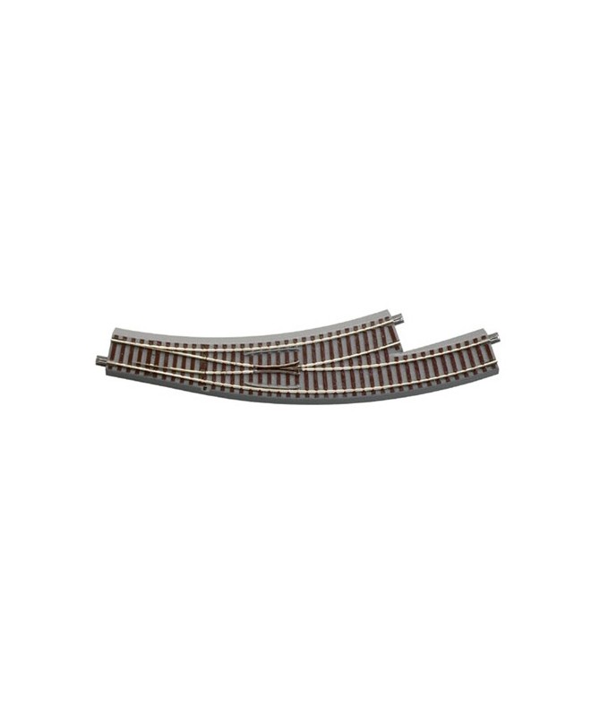 ROCO H0 61154 – Deviatoio manuale in curva sinistro R3/4 GeoLine