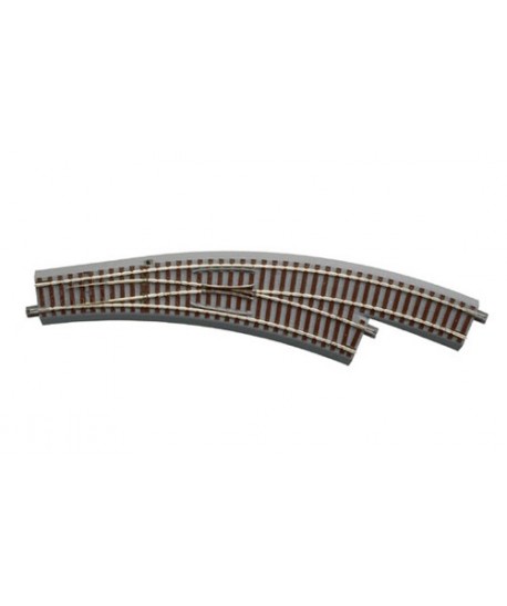 ROCO H0 61155 – Deviatoio manuale in curva destro R3/4 GeoLine