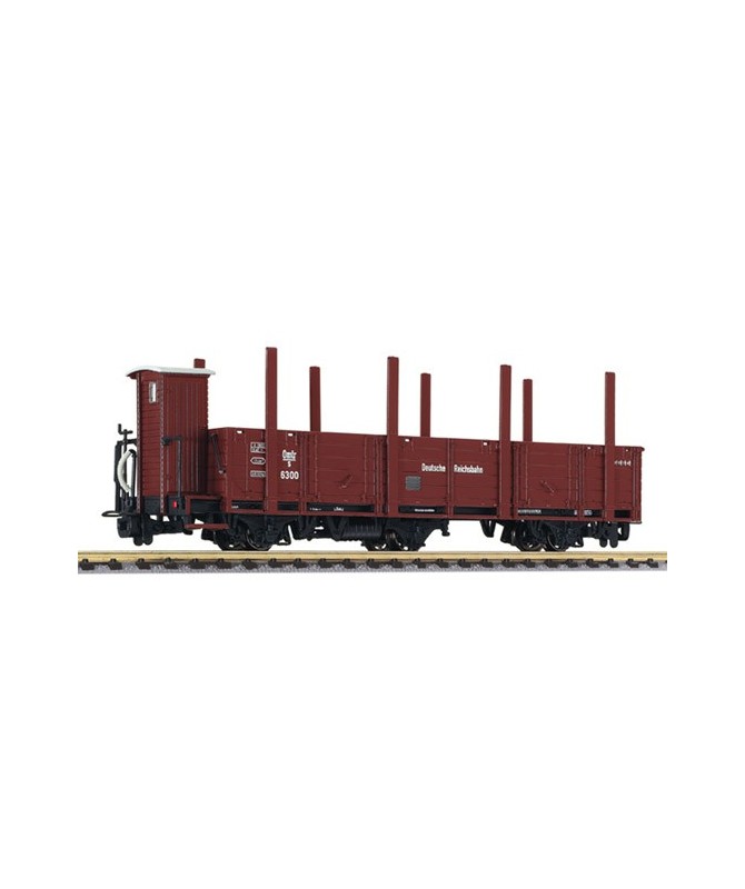 LILIPUT H0e 245405 – Carro aperto 3 assi con stanti – “DR” – Ep. II