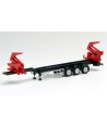 HERPA 076982 – Hammar, semirimorchio con carico laterale container – 1:87