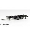HERPA 085274 – Rimorchio tandem FG per casse mobili ( in kit ) – 1:87