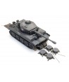 ARTITEC 6870401 – WM Tiger I WWII per carico su treno – Resina H0