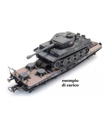 ARTITEC 6870401 – WM Tiger I WWII per carico su treno – Resina H0