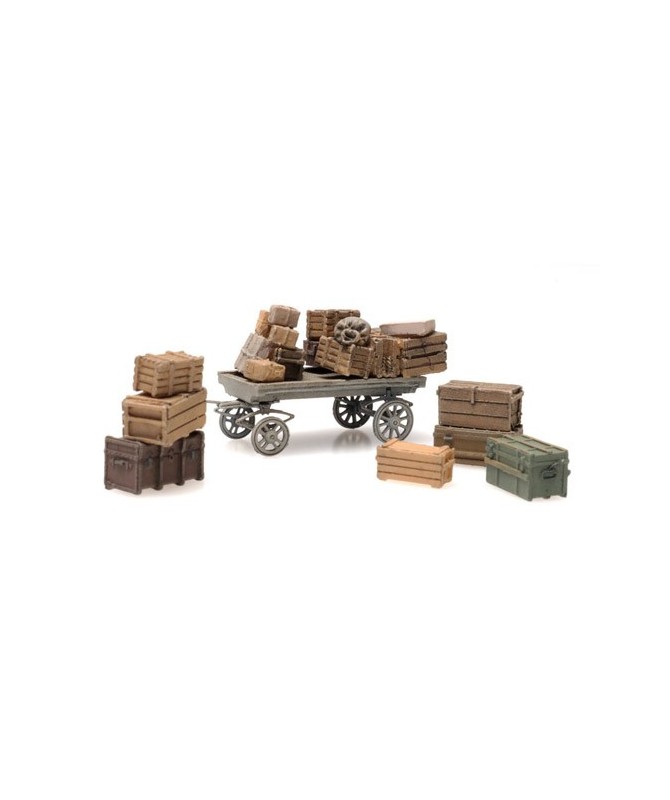ARTITEC 387.451 – Carro con merci varie – resina H0-1:87