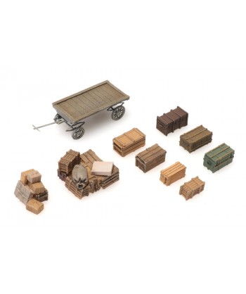 ARTITEC 387.451 – Carro con merci varie – resina H0-1:87
