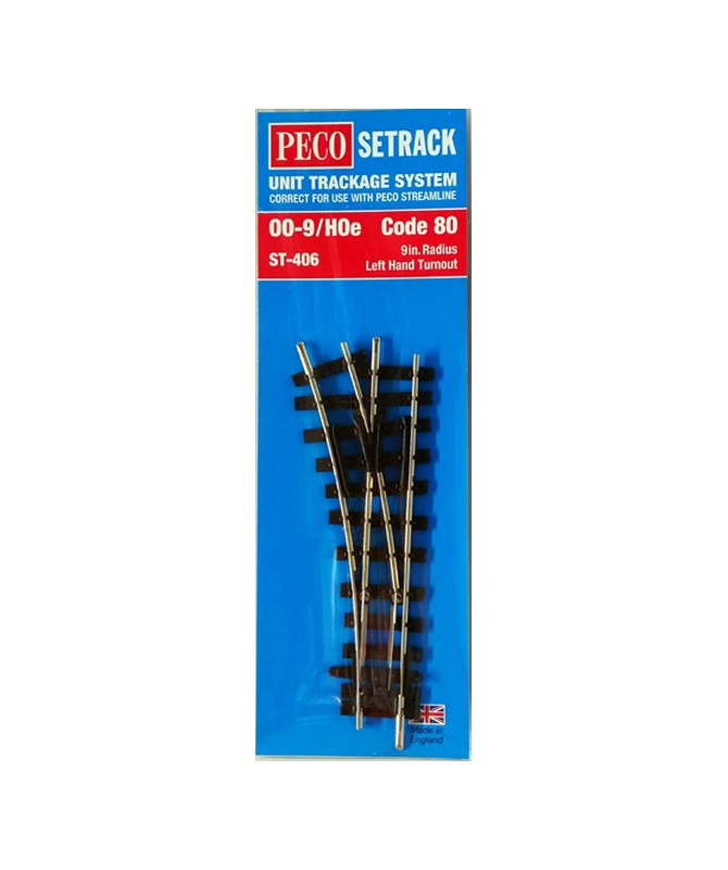 PECO ST-406 H0e – Scambio sinistro Cod. 80