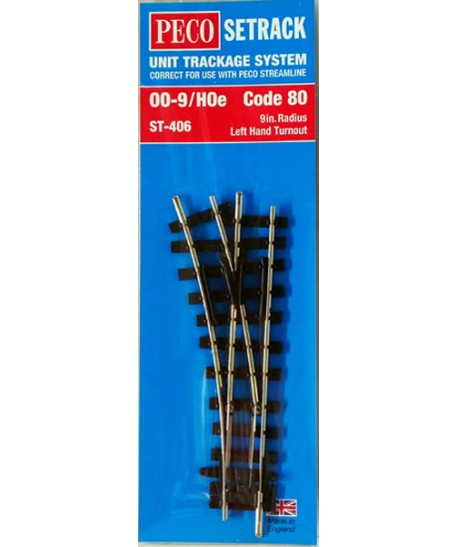 PECO ST-406 H0e – Scambio sinistro Cod. 80