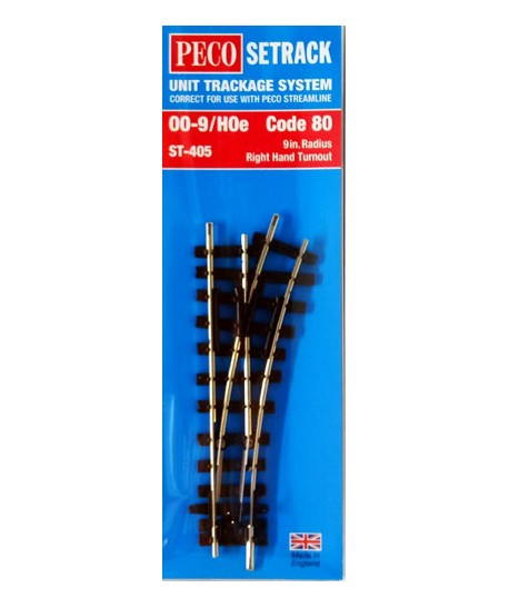 PECO ST-405 H0e – Scambio destro Cod. 80