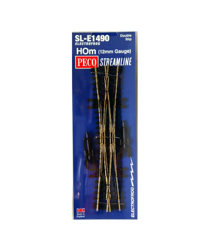 PECO SL-E1490 H0m – Scambio doppio cod. 75 electrofrog