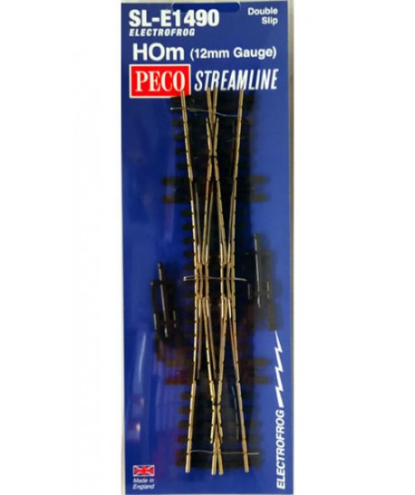 PECO SL-E1490 H0m – Scambio doppio cod. 75 electrofrog