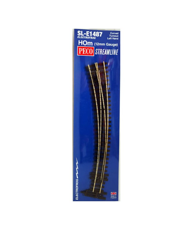 PECO SL-E1487 H0m – Scambio in curva sinistro cod. 75 electrofrog