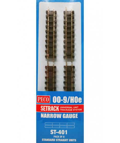PECO H0e ST-401 – Binario diritto standard x 8 pz. 87mm.