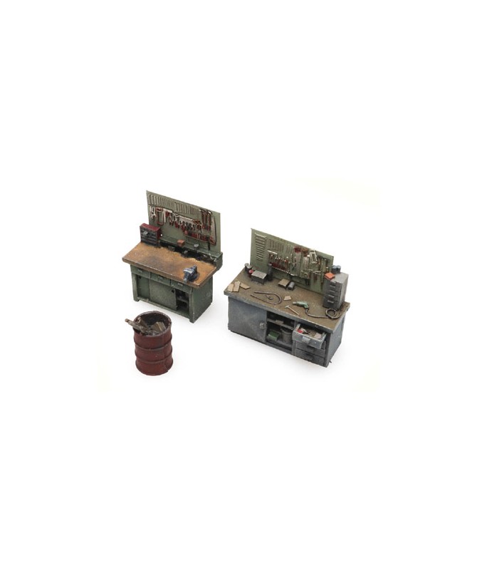 artitec 387.433 set banchi da lavoro 1:87