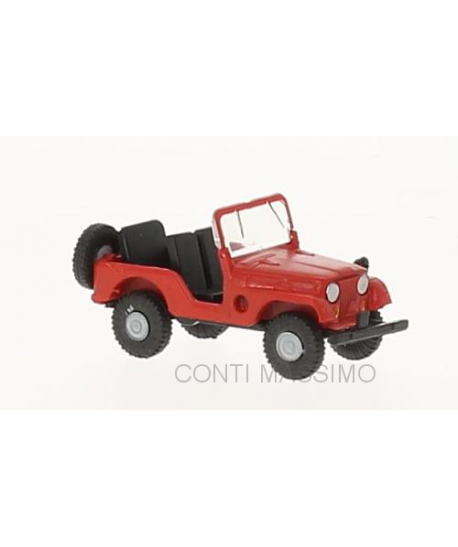 BREKINA 58904 – JEEP UNIVERSAL (rosso) – 1:87
