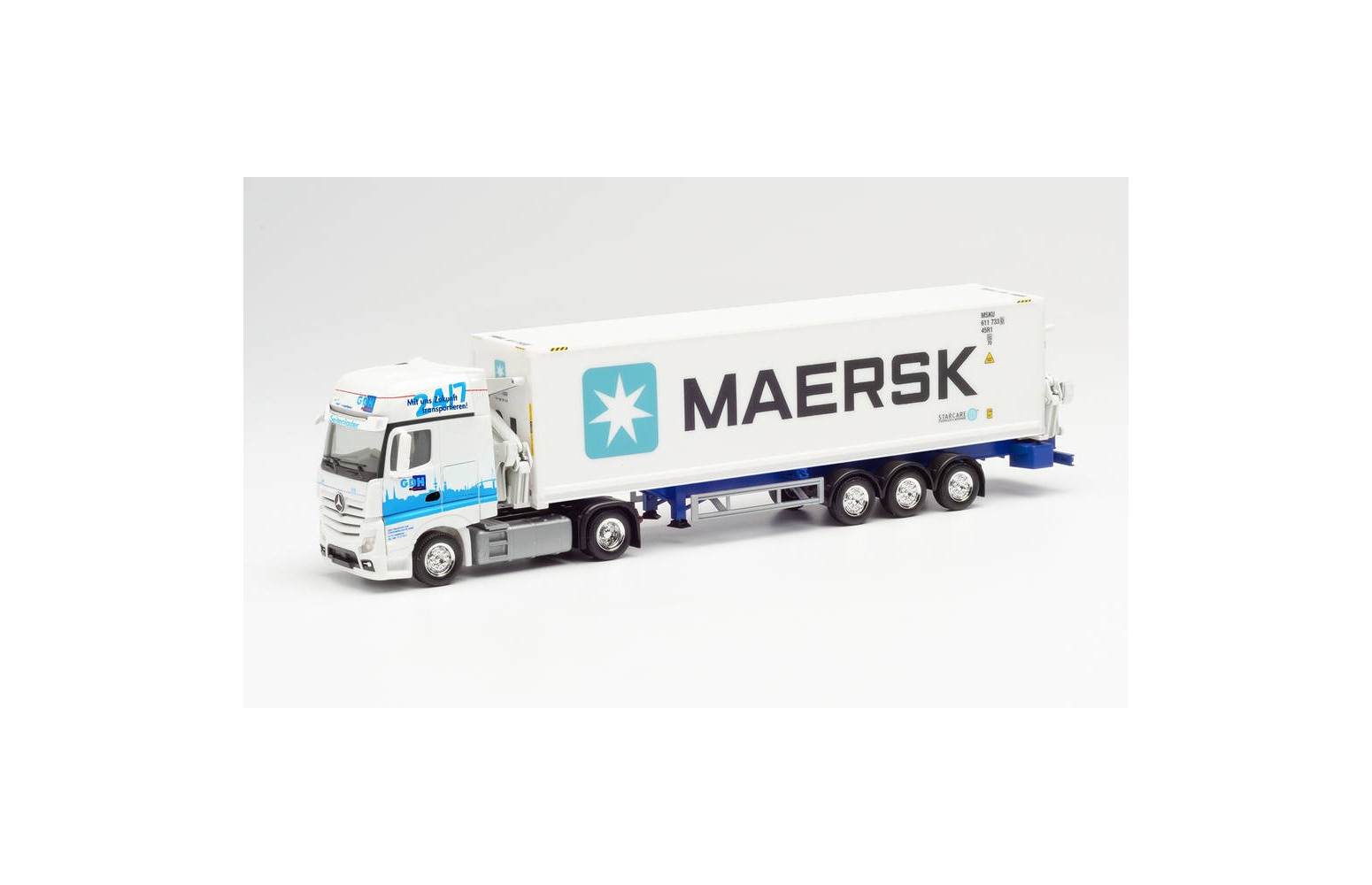 herpa 313384 M.B. Actros GHD/Maersk