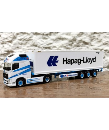 herpa 314848 volvo fh gl xl wiek/hapag lloyd