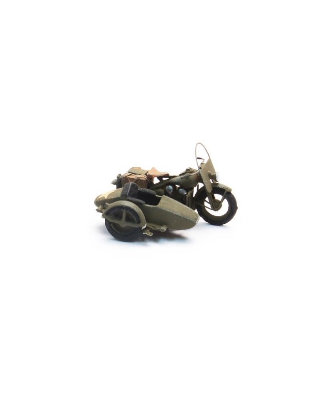 ARTITEC 387.80 – U.S. Moto Liberator con sidecar WWII – resina H0