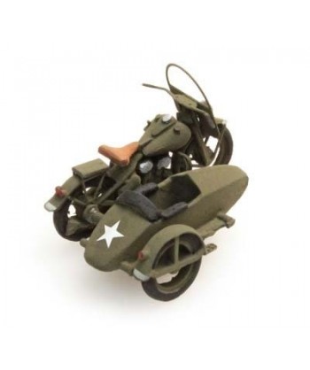 ARTITEC 387.80 – U.S. Moto Liberator con sidecar WWII – resina H0