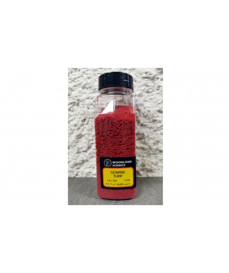 woodland scenics T1355 dosatore erba grossa rosso autunno