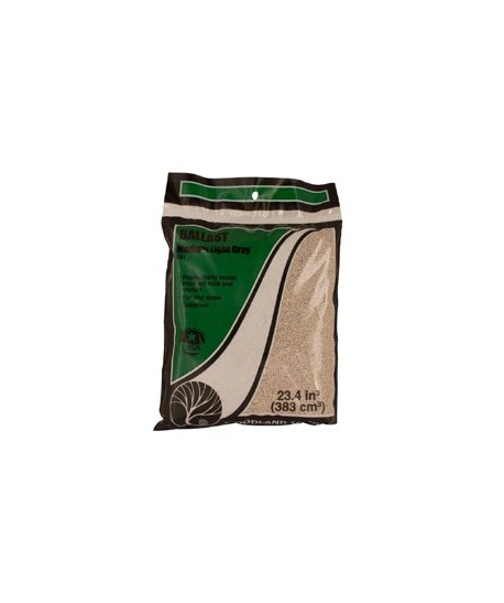 WOODLAND SCENICS B81 – PIETRISCO MEDIO GRIGIO CHIARO IN BUSTA 353 cu.