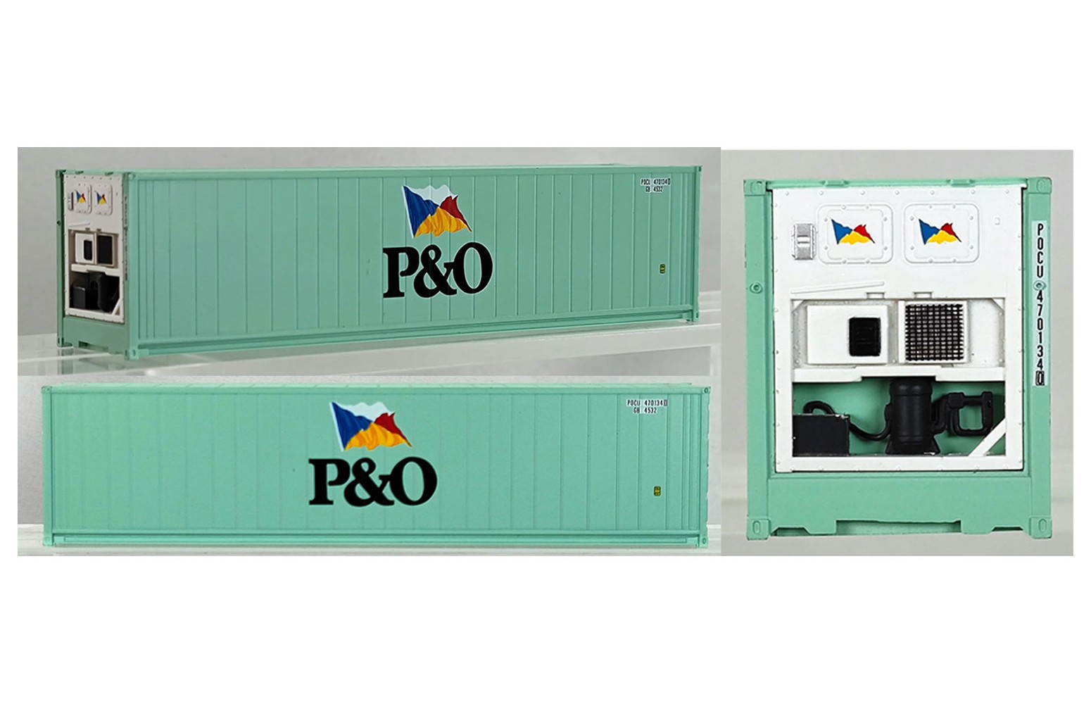 2 container frigo 40" HC P&O