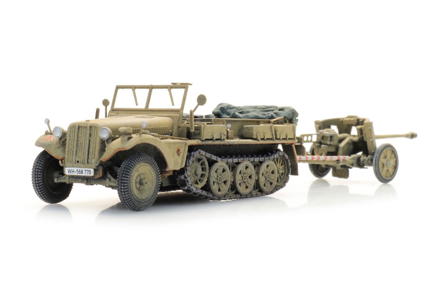 WM Sd.Kfz. 10 + PAK 38, Africa WWII