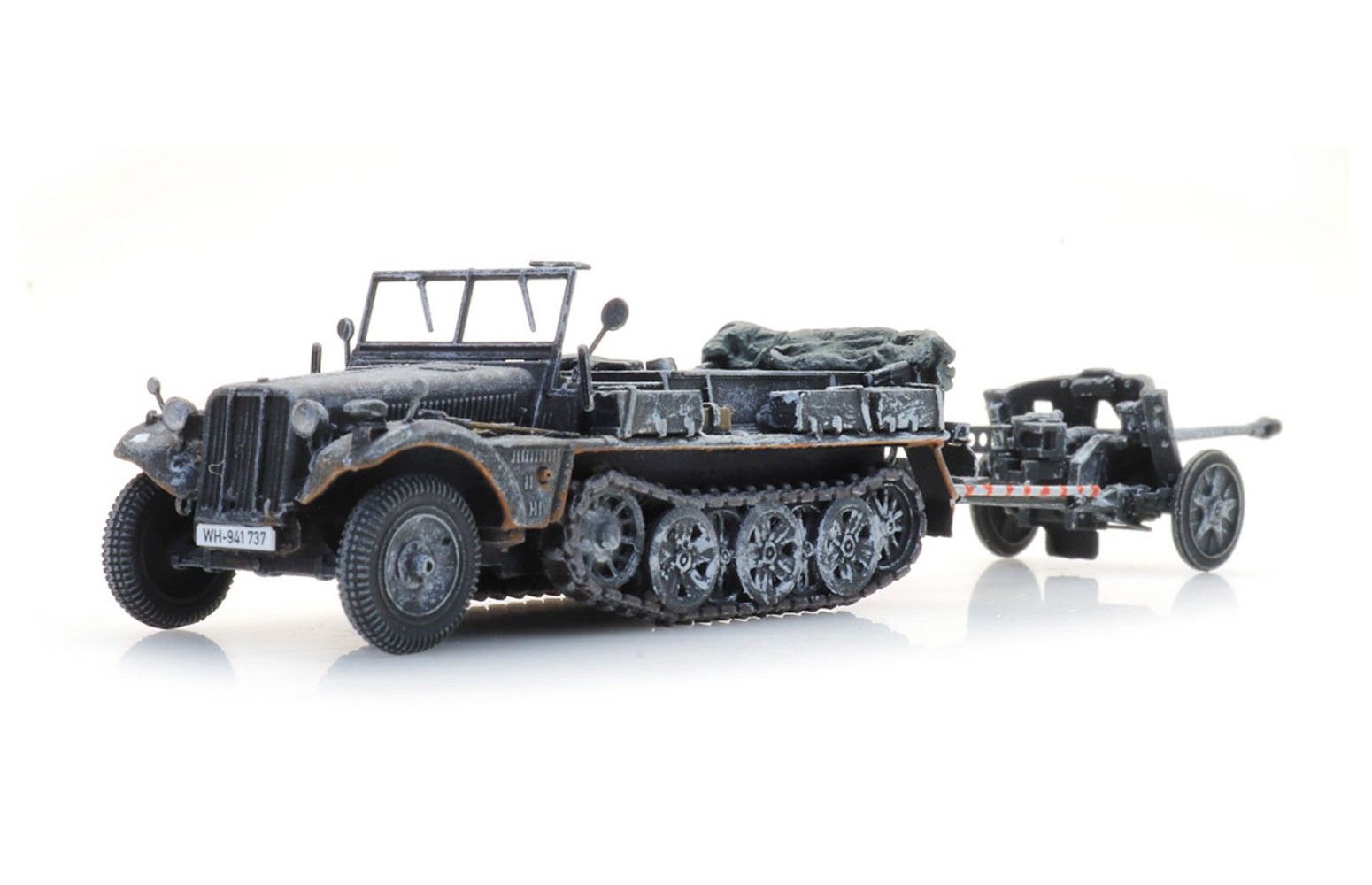 ARTITEC 6870489 - WM Sd.Kfz. 10 + PAK 38, Winter