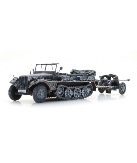 ARTITEC 6870489 - WM Sd.Kfz. 10 + PAK 38, Winter