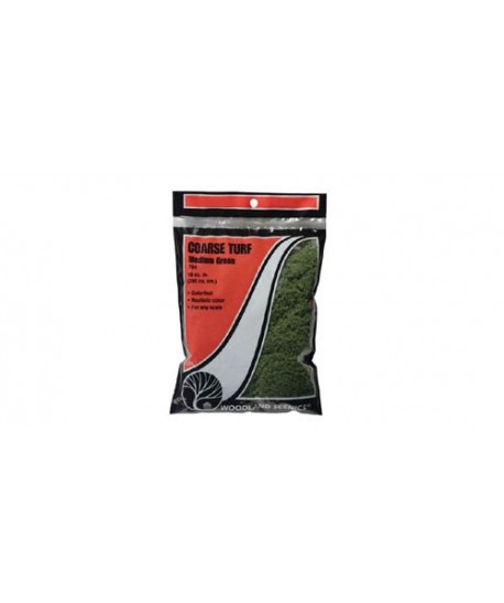 WOODLAND SCENICS T64 – ERBA GRANA GROSSA VERDE MEDIO IN BUSTA