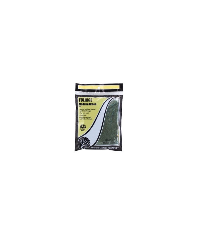 WOODLAND SCENICS F52 – FOGLIAME VERDE MEDIO IN BUSTA