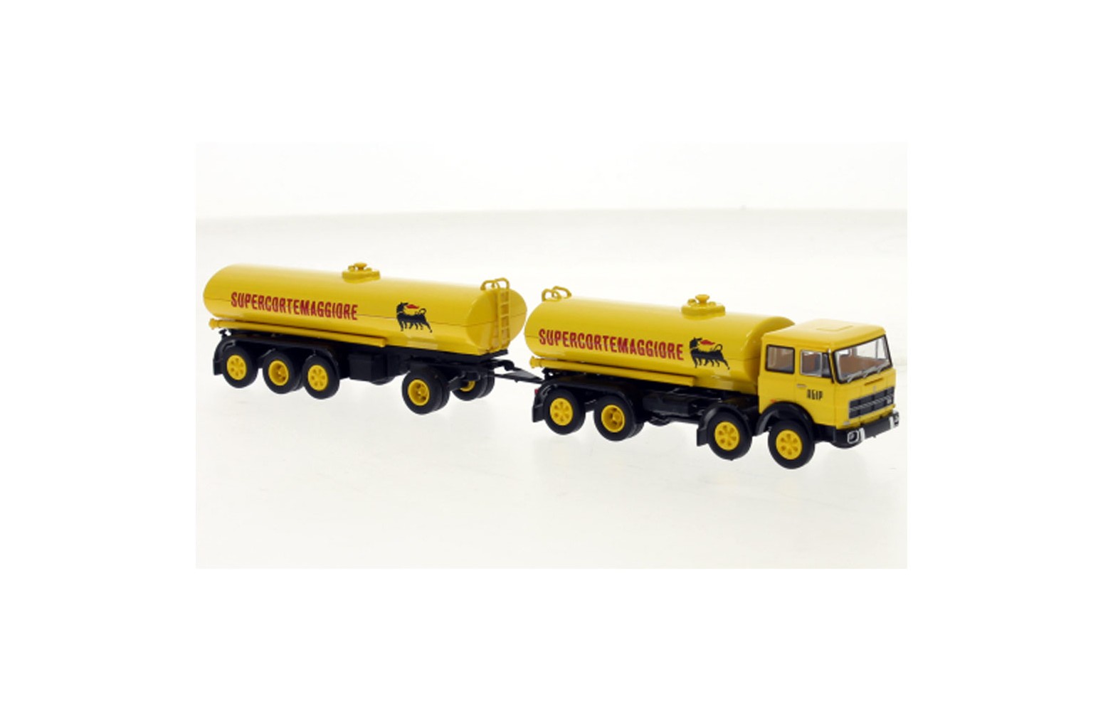 fiat 691 cisterna agip supercortemaggiore, brekina 58552