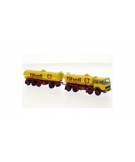 fiat 691 cisterna giallo7rosso shell, brekina 58553