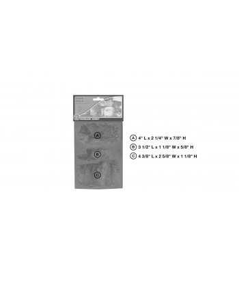 WOODLAND SCENICS C1234 – STAMPO PER ROCCE VARIE in silicone