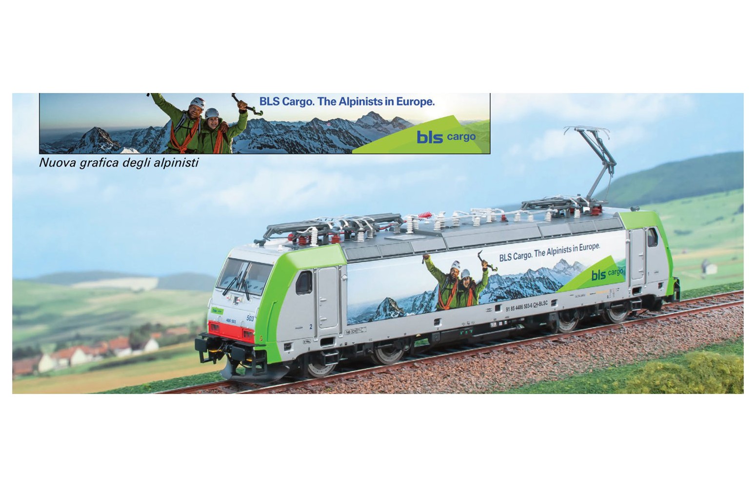 acme 60631 Locomotore TRAXX 486 503 in livrea BLS cargo