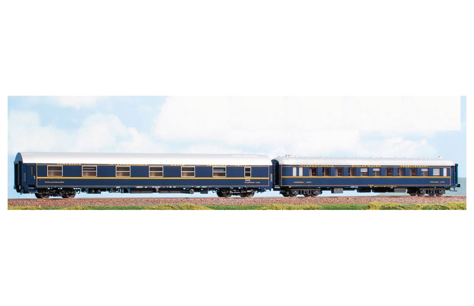 acme 55278 set 2 carrozze letto ex CIWL FS IV