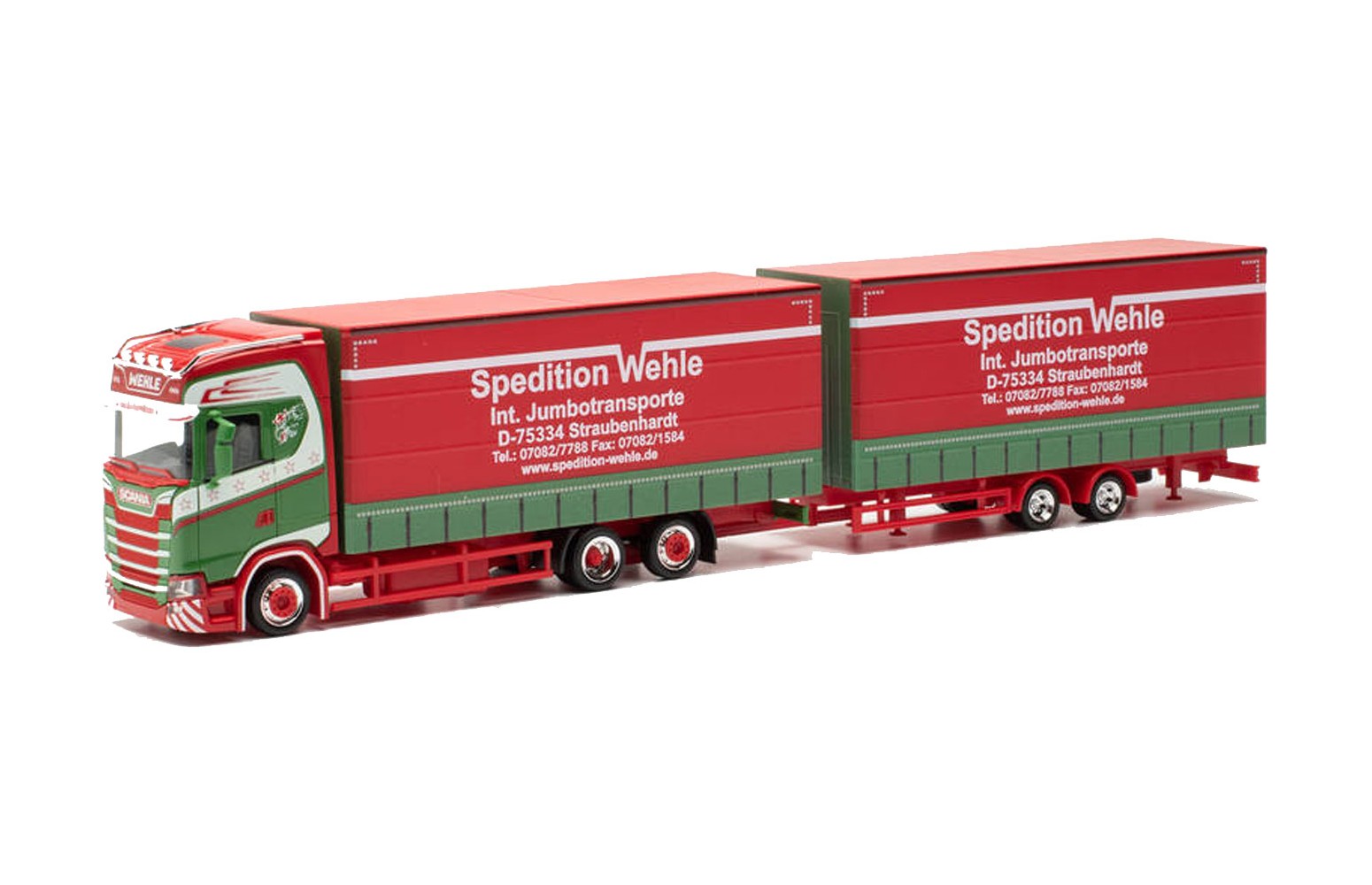 herpa 315425 scania cs 20 hd spedition wehle