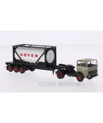 BREKINA 81044 – Mercedes LPS 1620 con container cisterna ” HOYER ” – 1:87