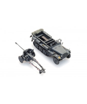 ARTITEC 6870488 - WM Sd.Kfz. 10 + PAK 38, Grigio WWII
