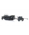 ARTITEC 6870488 - WM Sd.Kfz. 10 + PAK 38, Grigio WWII
