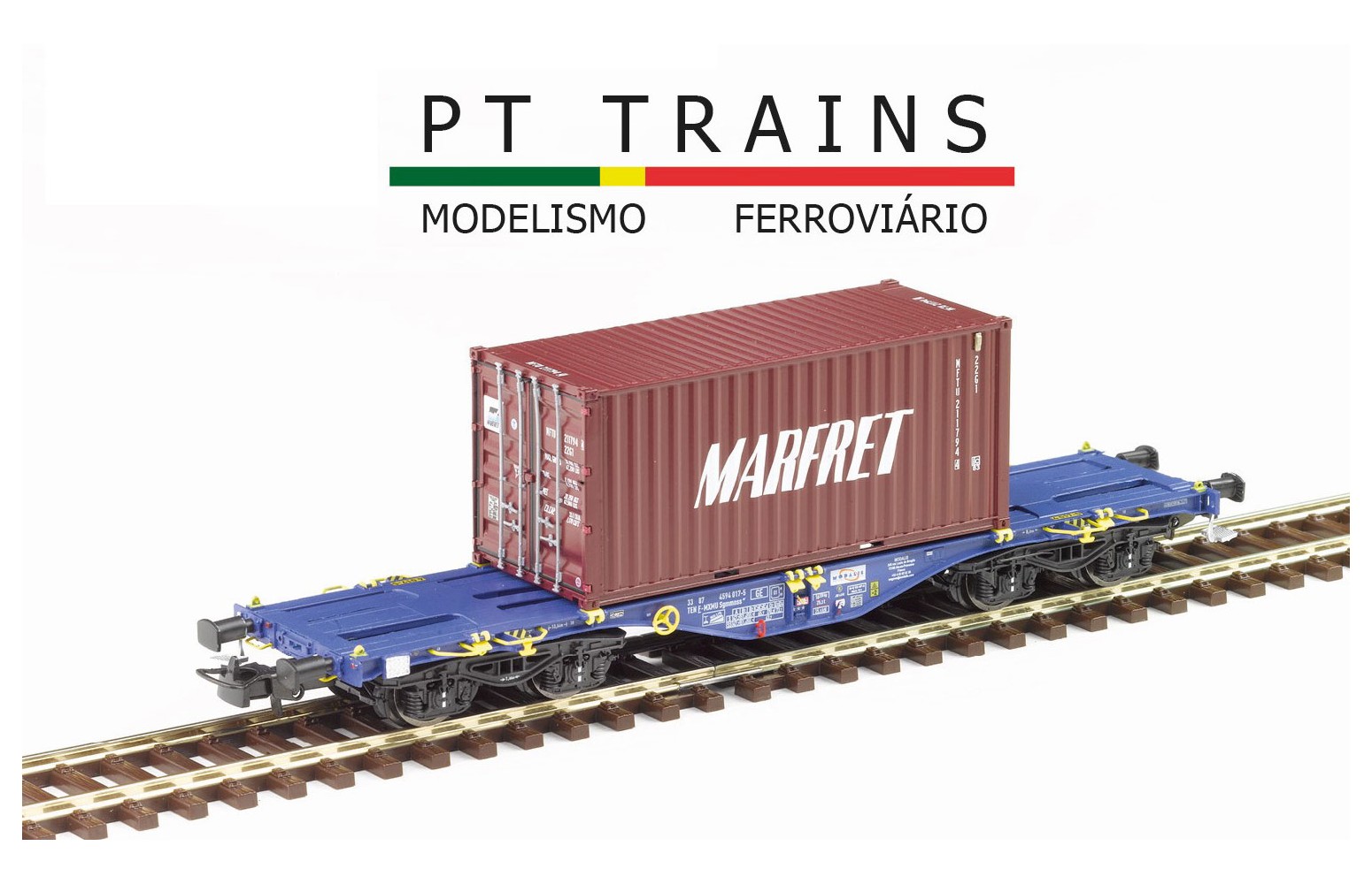 pt trains 100263 intermodale modalis con container marfet