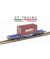 pt trains 100263 intermodale modalis con container marfet