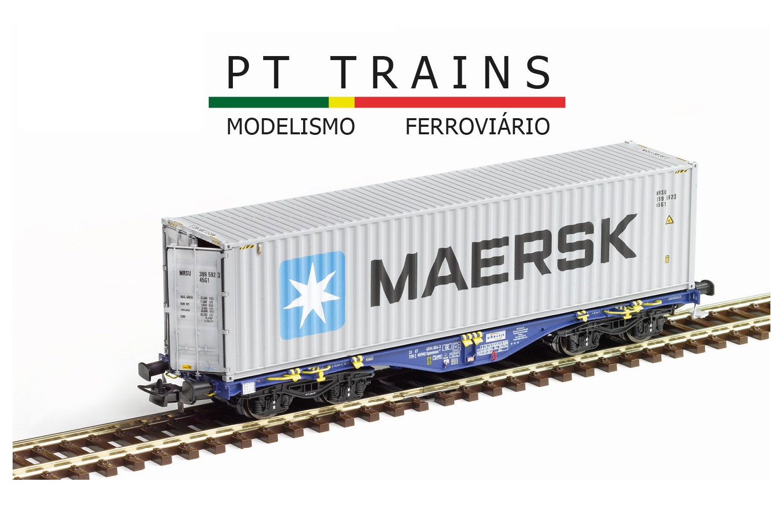 pt trains 100264 intermodale modalis con container maersk